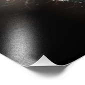 Mint Night Butterflies Foto Afdruk (Hoek)