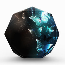 Mint Night Butterflies Fotoblokken