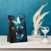 Mint Night Butterflies Fotoplaat (Zijkant)