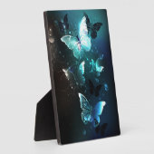 Mint Night Butterflies Fotoplaat (Zijkant)