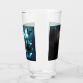 Mint Night Butterflies Glas (Links)
