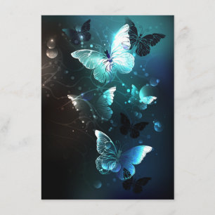 Mint Night Butterflies Informatiekaartje