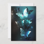 Mint Night Butterflies Kaart (Voorkant)