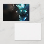 Mint Night Butterflies Klantenkaartje (Voorkant / Achterkant)