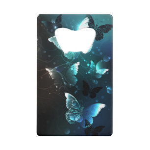 Mint Night Butterflies Kredietkaart Flessenopener