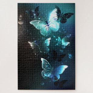 Mint Night Butterflies Legpuzzel