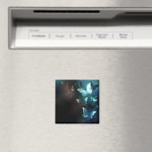 Mint Night Butterflies Magneet (Insitu (Vaatwasser))