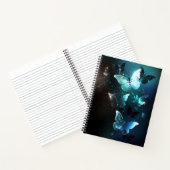 Mint Night Butterflies Notitieboek (Binnen)