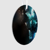 Mint Night Butterflies Ornament (voorkant)