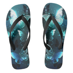 Mint Night Butterflies Teenslippers