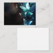 Mint Night Butterflies Visitekaartje (Voorkant / Achterkant)