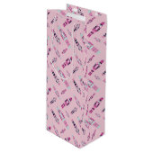 Mint Notenkraker Parade Gift Bag Wijn Cadeautas (Voorkant Gekanteld)