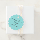 Mint om te zijn bruiloft gunst voor Vrijgezellenfe Bedankjes Labels (In situ)