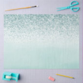 Mint Ombre Glitter Tissuepapier (Craft)