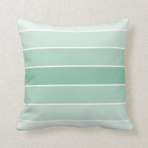 Mint Ombre Stripes Kussen