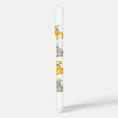 Mint Oranje Aqua Tan Retro Telefoon Hallo Case-Mate iPhone Case (Achterkant / Links)