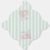 Mint Palm Spring Pastel Beach verjaardagsfeestje Bedankdoosjes (Ongevouwen)