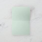 Mint Palm Springs Pastel Beach Dank u kaarten (Binnen)