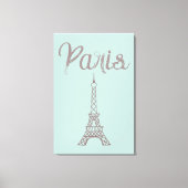 Mint Paris Tour Eiffel Toile Mur Art (Recto)