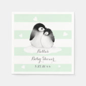 Mint Penguin Papieren servetten (Voorkant)