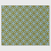 Mint Pine Diamond Tile Cadeaupapier (Vlak)