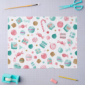 Mint & Pink CANDY Christmas Tissue Paper Tissuepapier (Craft)