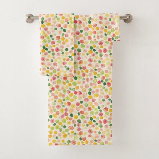 Mint Pink Yellow Green Fruity Dots (En situation)