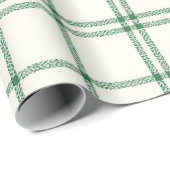 Mint Plaid Cadeaupapier (Rol Hoek)