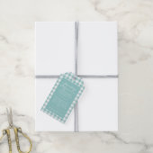 Mint Plaid Simmerpot Kit Cadeaulabel (Met Touw)