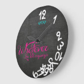 Mint, Roze en Wit, waar ik ook maar laat ben Grote Klok (Hoek)