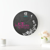 Mint, Roze en Wit, waar ik ook maar laat ben Grote Klok (Huis)