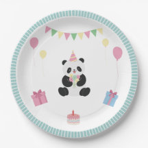 Mint & Roze zoete Panda ontwerp