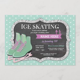 Mint schaatsen verjaardagsfeestje Rink Schaats Uit Kaart