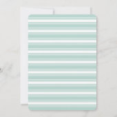 Mint Stripe | Aankondiging van de geboorte van een (Achterkant)