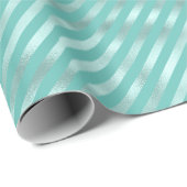 Mint Stripes Cadeaupapier (Rol Hoek)