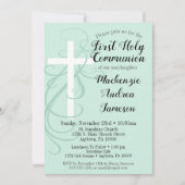 Mint Swirl Cross First Kaart (Voorkant)