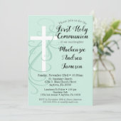 Mint Swirl Cross First Kaart (Staand voorkant)