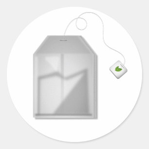 Mint theezakje Stickers