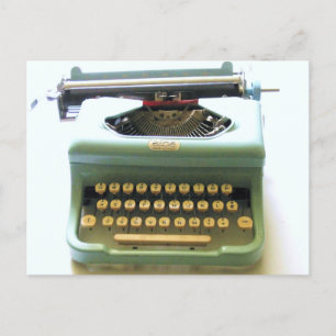 Mint Typewriter Briefkaart