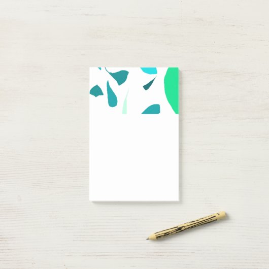 Mint verlaat Post-It Post-it® Notes (Op bureau)