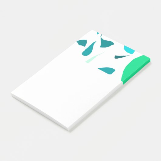 Mint verlaat Post-It Post-it® Notes (Schuin)