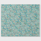 Mint Waterverf Floral Rozen tak Al Occasion Cadeaupapier (Vlak)