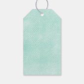 Mint & Yellow Boho Geo Wood Pattern Gepersonalisee Cadeaulabel (Achterkant)