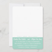 Mint Your Photo Wedding Invitations Kaart (Voorkant)