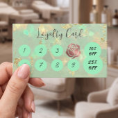 Mintgroene Opal Loyalty Card