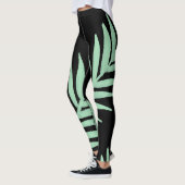 mintgroene palm leggings (Links)