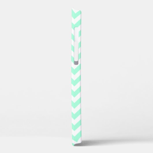 Mintig groen chevron patroon iPhone 5C case (Achterkant / Links)