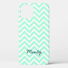 Mintig groen chevron patroon iPhone 5C case
