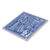 Minton Cinderella Series Reproduction Tile c.1880 Tegeltje (Zijkant)