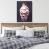 Minton Parian Ware vase, 1894 Canvas Afdruk (Insitu (Slaapkamer))